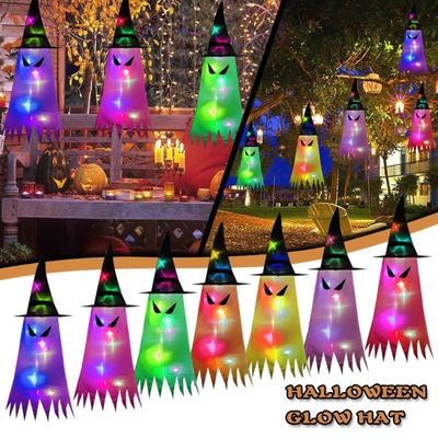 Halloween dekorative LichterHalloween leuchtender Hut Kinder Erwachsene Party Tanzteil