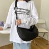 Half-moon Shape Dumpling Shoulder Bag Waterproof Sports Message Bag Nylon Crossbody Bag  Lady/Girls