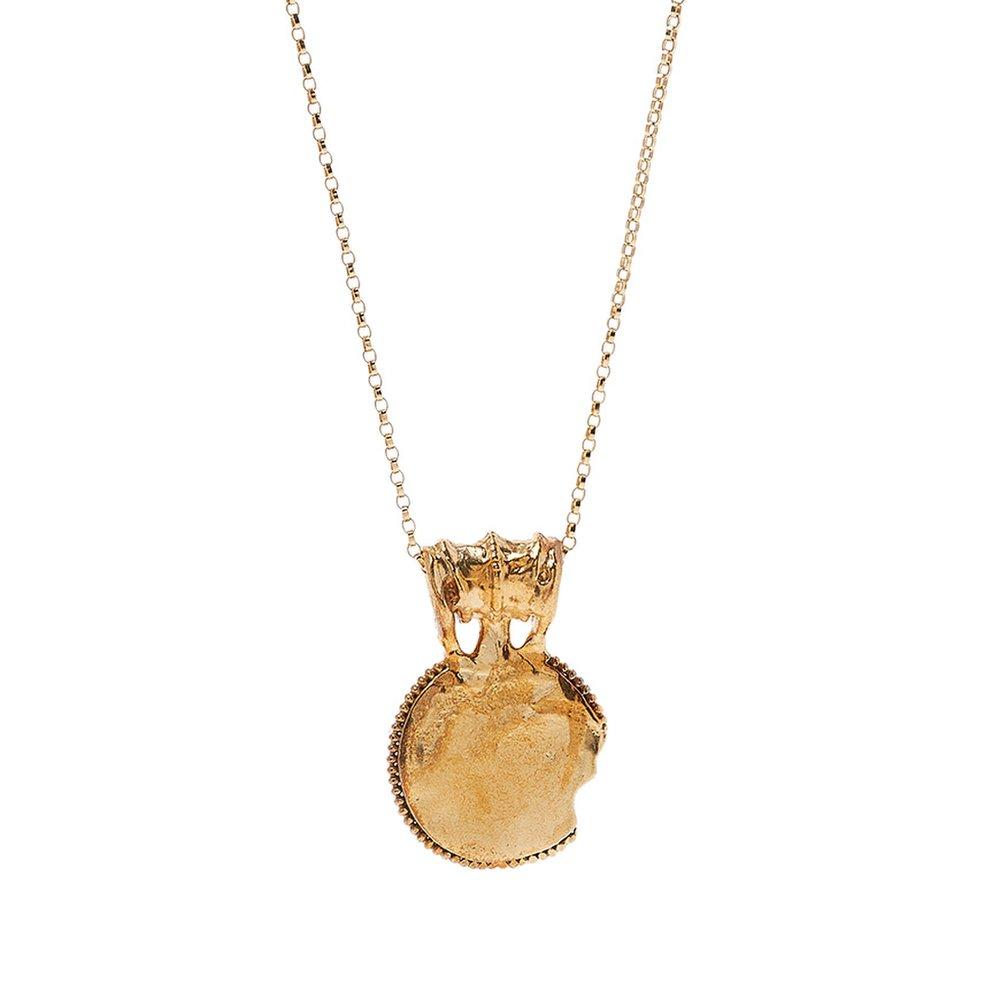 [Alighieri] Public Sun Salutation Medallion Necklace Fj1589 Abrz 24Gold /1