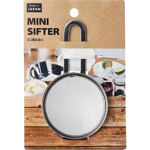 Mini Flour Sifter, Set of 2, Made in Japan, Stainless Steel, Compact Size, Strainer for Flour, Sugar, and Tea Powder, Small Kitchen Utensil