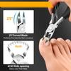 Xiaomi Black stainless steel manicure tool sturdy cuticle nipper and nail clipper with classic black handles suitable for men, women