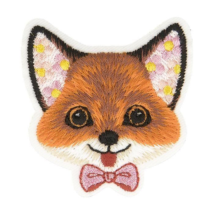 Ecusson thermocollant - MDC - Renardeau - 5cm x 4,5cm - Personnalisation - Facile à appliquer