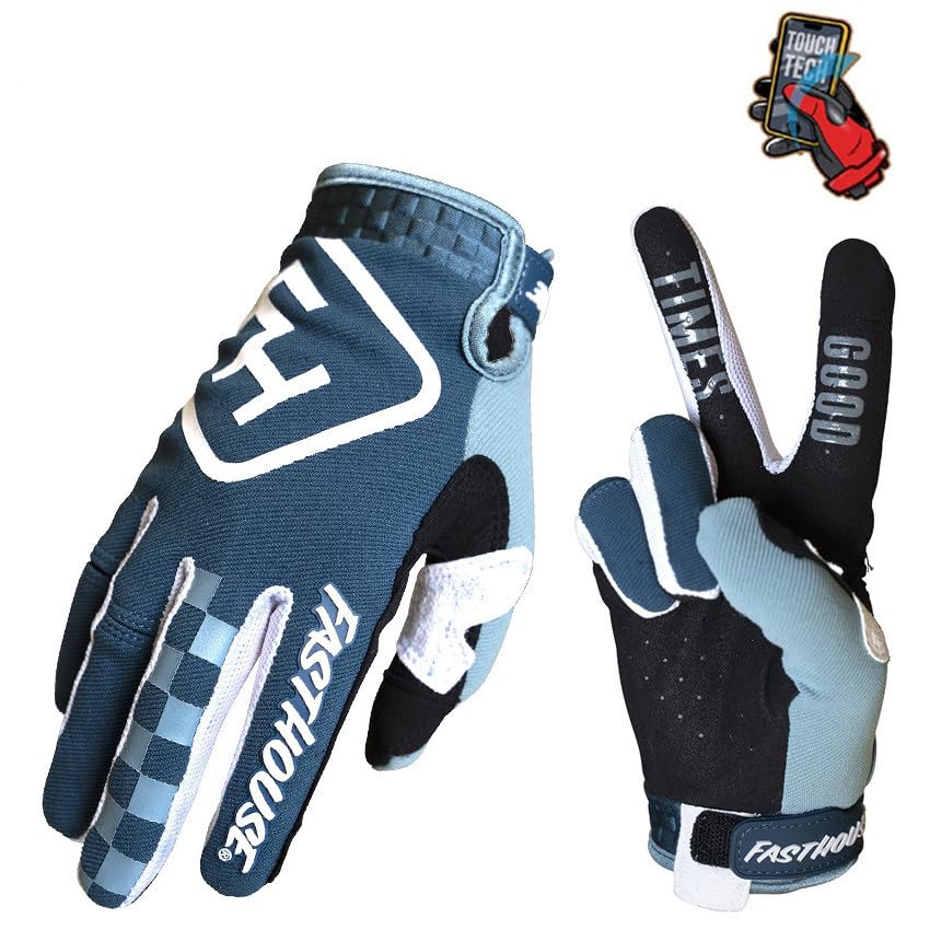 

UNIQOCK Велосипедные и Полный Сенсорный экран для Дорожных Горных и Унисекс для Мужчин и Женщин Озеро-голубые Перчатки, Лето, Весна, Осень, Пальцы, Впитывающие,