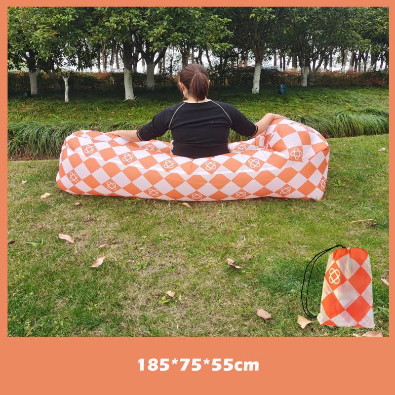 Outdoor Air Lazy Inflatable Sofa Bag Portable Camping Sofa Mattress Music Festival Concert Recliner