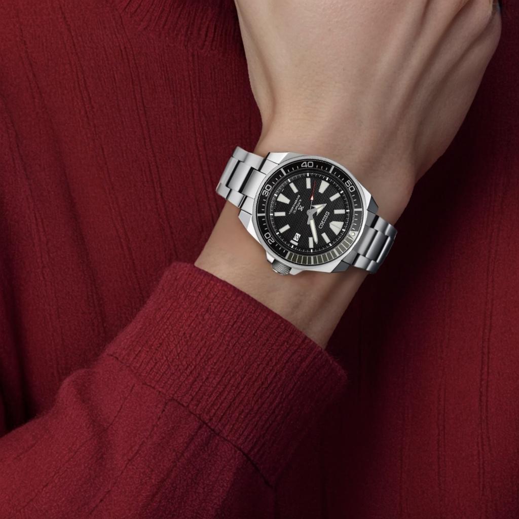 SEIKO Prospe 200m Waterproof Automatic Mechanical Movement Stainless Steel Strap Watch 43.8mm SRPF03