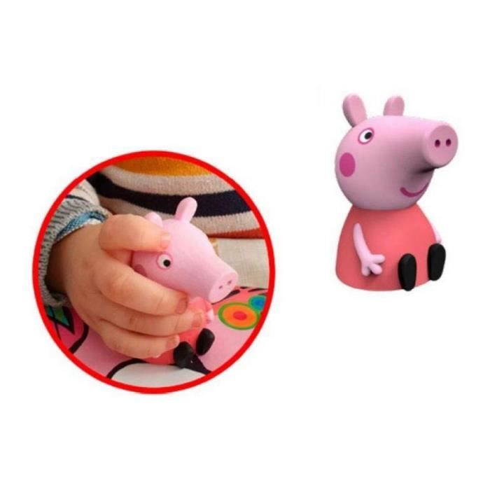 Figurine - Comansi - George Peppa - Matériau Souple - 6 cm
