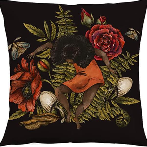 Tarot Printed Line Pillow Cover Moon Star Home Bedroom Sofa Pillow Cushion Cover