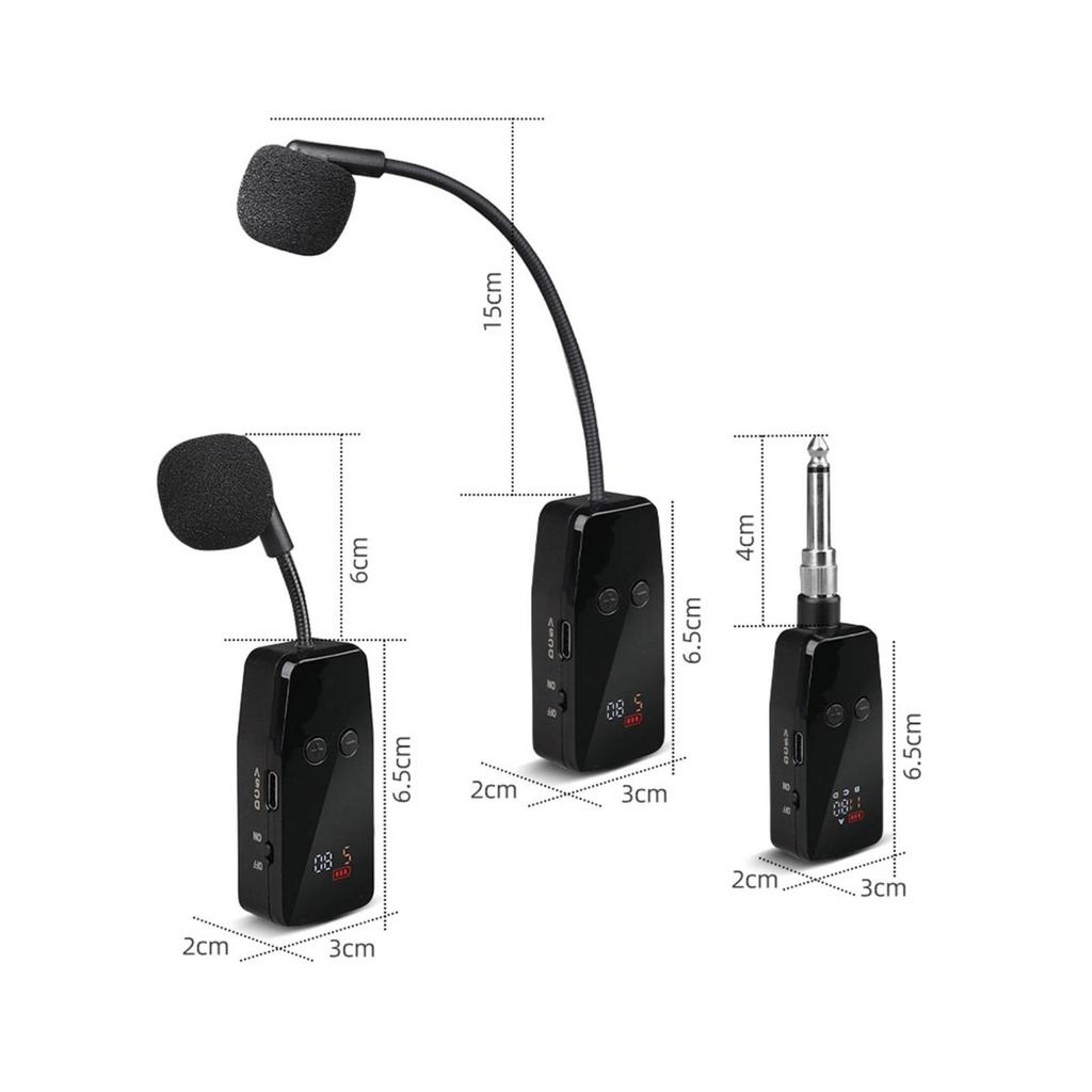Instrument and Vocal System Long Runtime Gooseneck Foldable Audio
