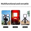 RGB Full Color LED Video Light 3000K-9000K Mini Pocket Fill Lights 1200mAh Type-C Charging Camera Light for Photography Studio