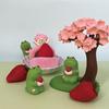 Cherry Blossom Cat Resin Craft With Cute Cat Figurine For Collectors And Gift Ideas