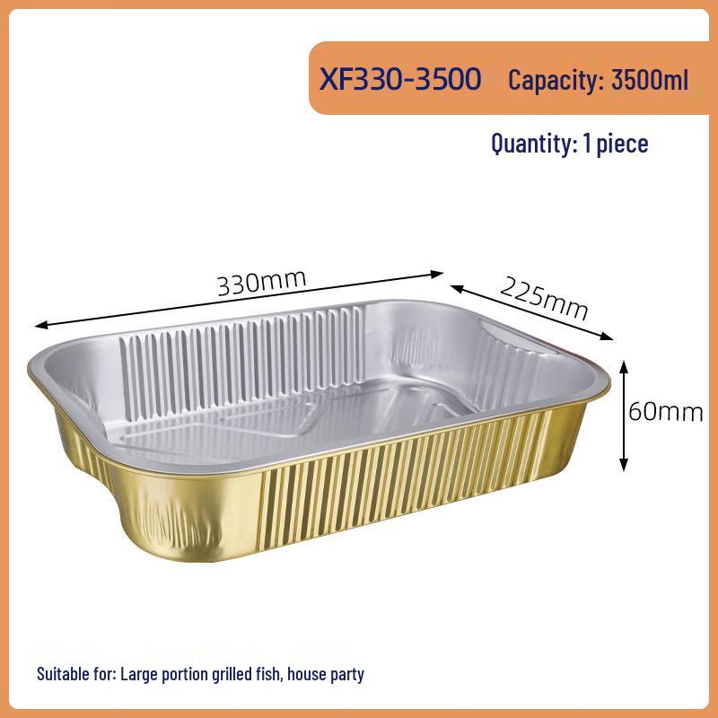 COFLYEE Einweg-Lebensmittelbehälter aus Aluminiumfolie