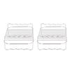 Double Layer Baking Grill Stainless Steel Dishwasher Safe Heat Evenly Fryer Skewer Rack for Cooking