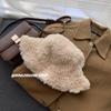 Thickened Lamb Stylish Wool Winter Bucket Hat For Women Cozy And Warm Protection Ear