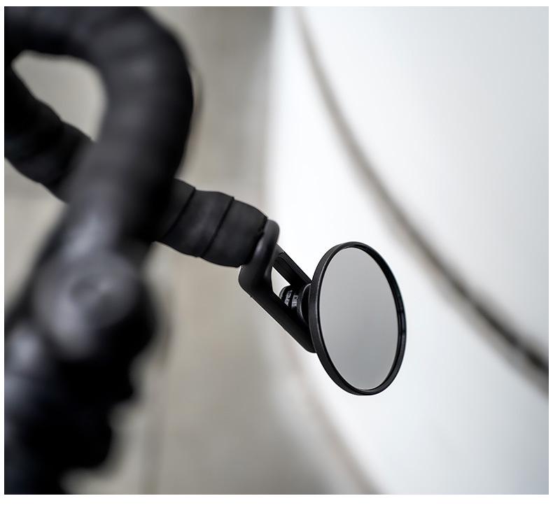 360° Adjustable Stainless Steel Rearview Mirror for Road Bike Handlebars