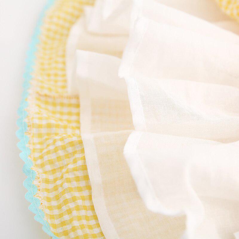 Sommerjente Brodert Prinsessekjole, Baby Baby Andunge Patch Brodert Ermeløs Kjole