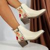 Fashion Women 2025 Chelsea Boots Autumn Pointed Toe Side Zip Boots Sexy High Heel Riding Booties Size 42