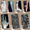 X-Ray Human Anatomy Cover For iPhone 13 12 Mini 11 14 15 16 Pro Max XS X XR 7 8 14 15 16 Plus Phone Case