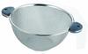 Kobo-aizawa 70436 Silicone Handle Ball Colander 190 Mm 18-8 Stainless Steel Kitchen Strainer Made In Japan