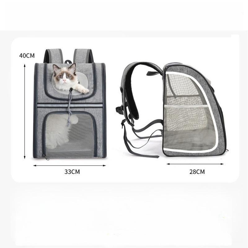 Cat Outing Backpack Breathable Portable Pet Folding Bag Large Capacity  Side-opening Foldable Pet Backpack Puppy 6kg