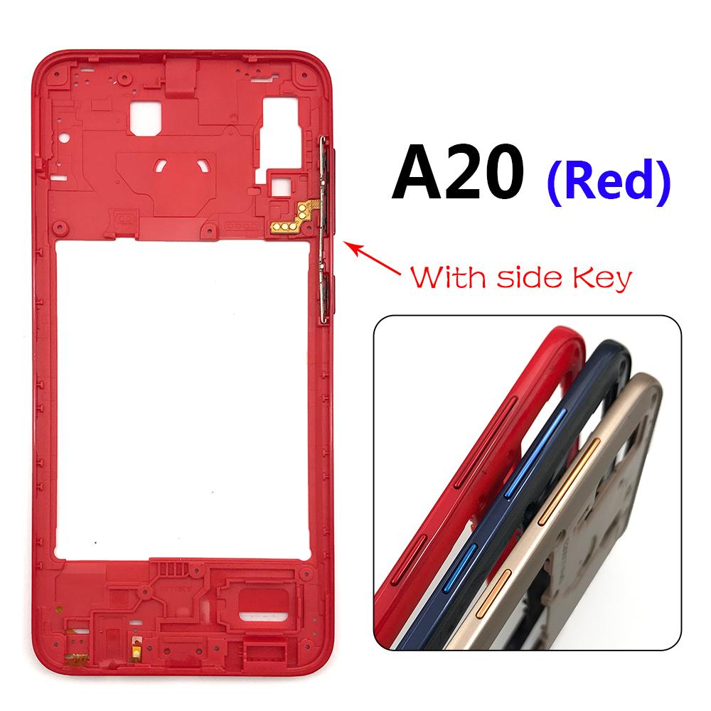 For Samsung A51 A71 A20 A50 Housing Middle Frame Bezel Middle Plate Cover With Side Key