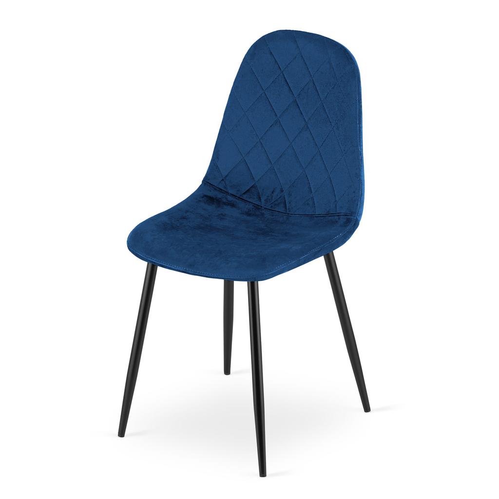 ASTI chair - navy blue velvet x 4