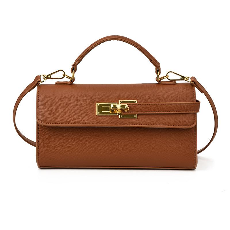 Women's new handbag, small square bag, elegant personality, high-end sense, single shoulder crossbody bag