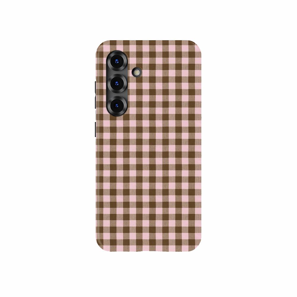 Luxury Clmj SWAG Pink Moka Phone Case for Samsung Galaxy A56 S20 S23 S24 S25 S26 FE Plus Ultra Edge 4G 5G Double-layer Cover