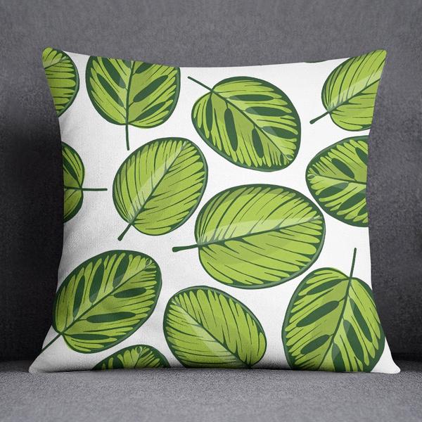 Quadratischer dekorativer Kissenbezug Abstraktes Muster Wohnzimmer Sofakissen Lendenkissen Kissenbezug Heimdekoration 45cmx45cm