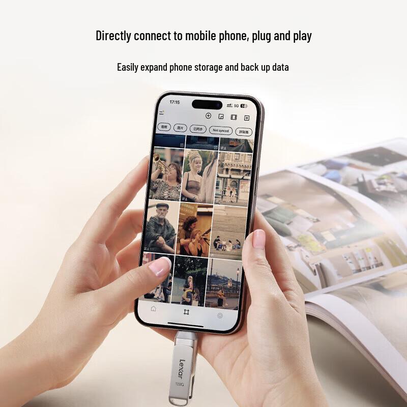 Lexar D40T Dual-Port USB 3.1 Encrypted Flash Drive
