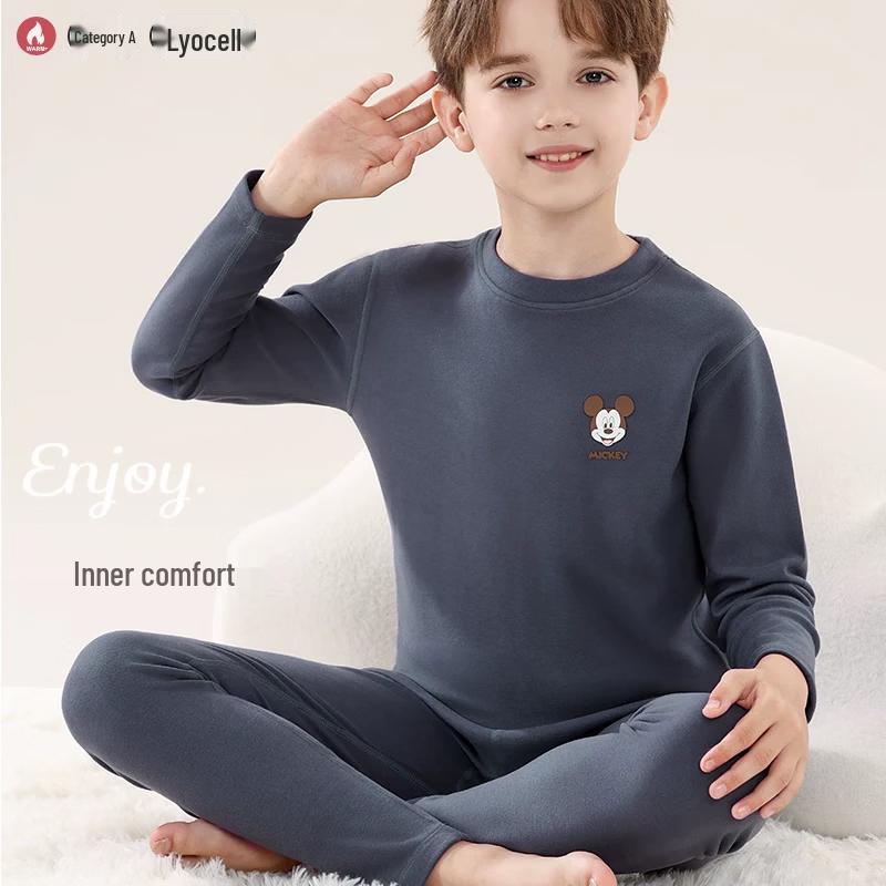 Disney Boys' Thermal Underwear Set - Antibacterial Long Johns