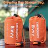 Outdoor Camping Tent Tool Storage Bag with Whistle Multifunctional Large Capacity Drawstring Bag Hiking Survival Emergency Tool Sundries