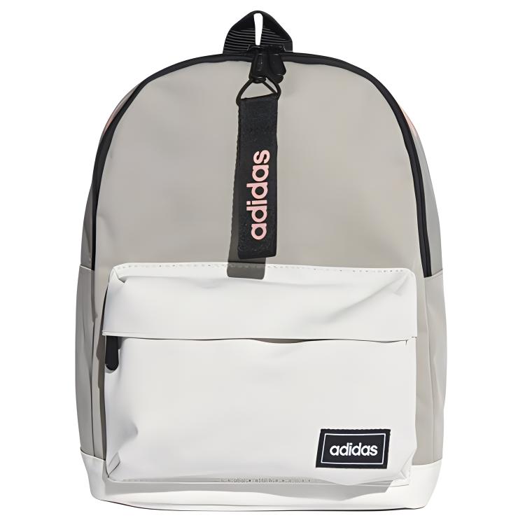 Adidas Neo Sports Zipper Backpack Unisex Backpack Gray Pink FM6771 Gray/Pink