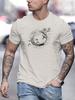 Adult Mens Summer Simple Casual Roundneck Tshirt Suitable Casual Outfits 100 Cotton Soft Breathable Trendy Daily Wear Loose