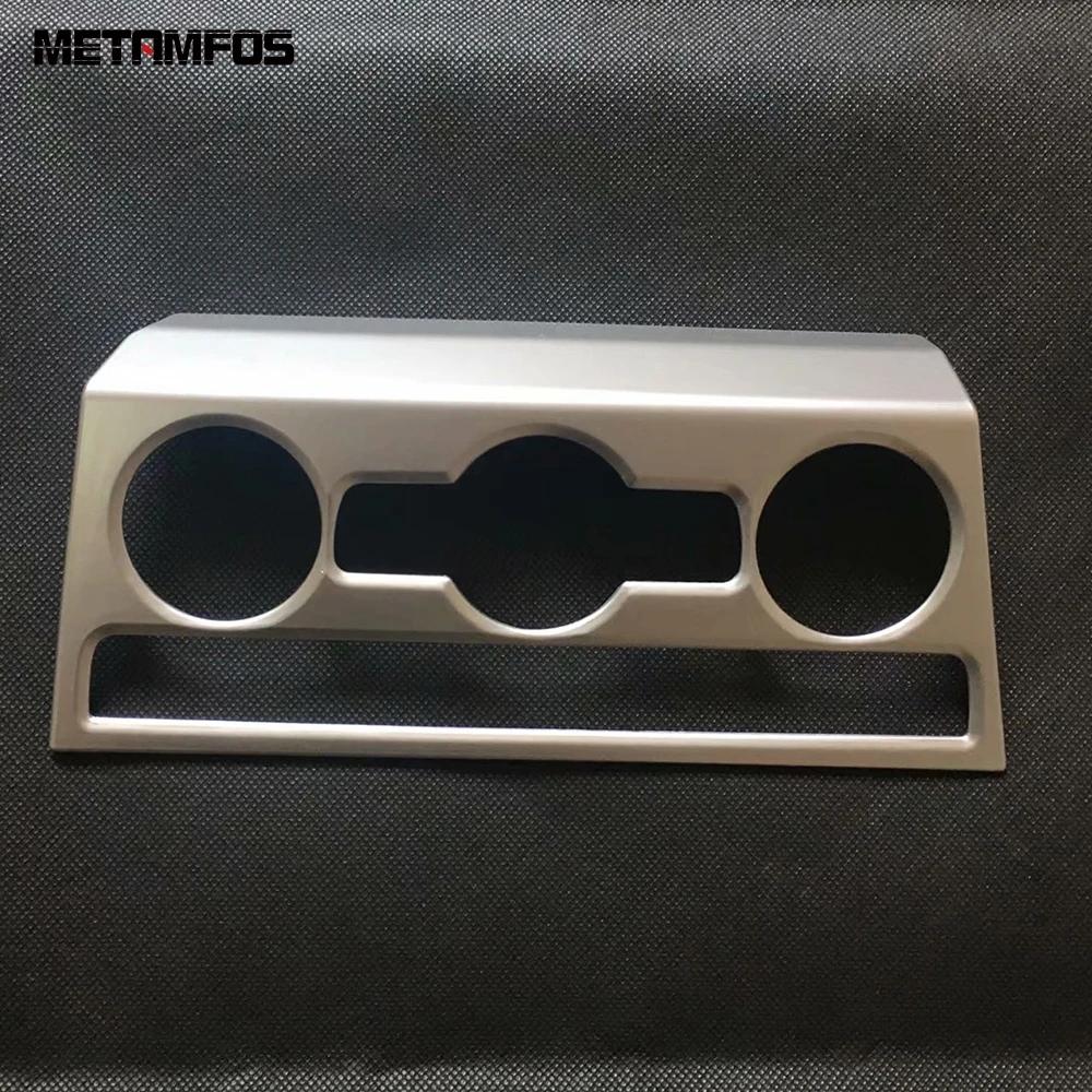 For Volkswagen VW T-Roc TROC 2018-  Carbon Fiber Air Condition Adjustment Switch Panel Cover Trim Interior Accessories