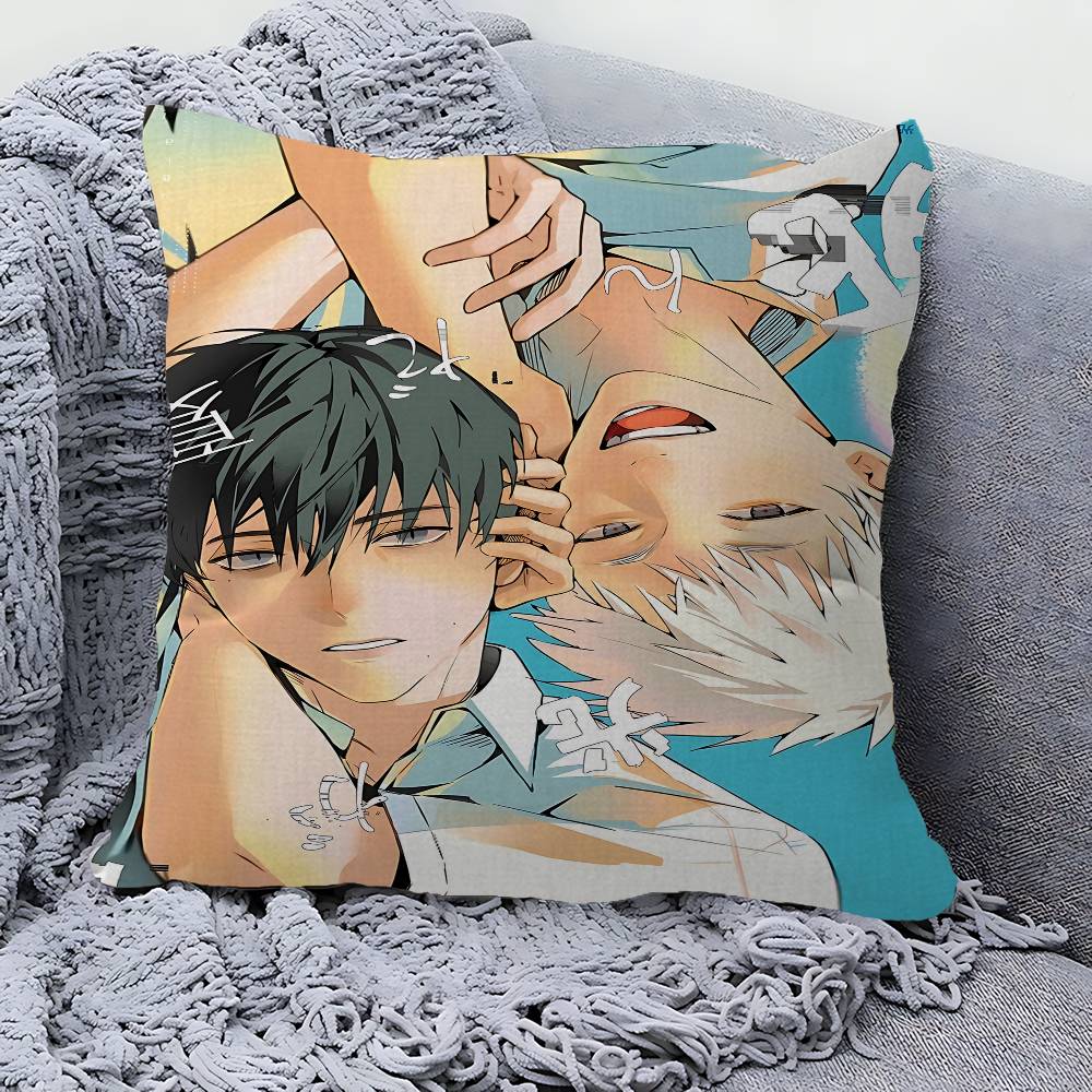 Anime The Summer Hikaru Died Cushion Cover Pillow Cover Decor Pillowcase Printed Cushion Case For Couch