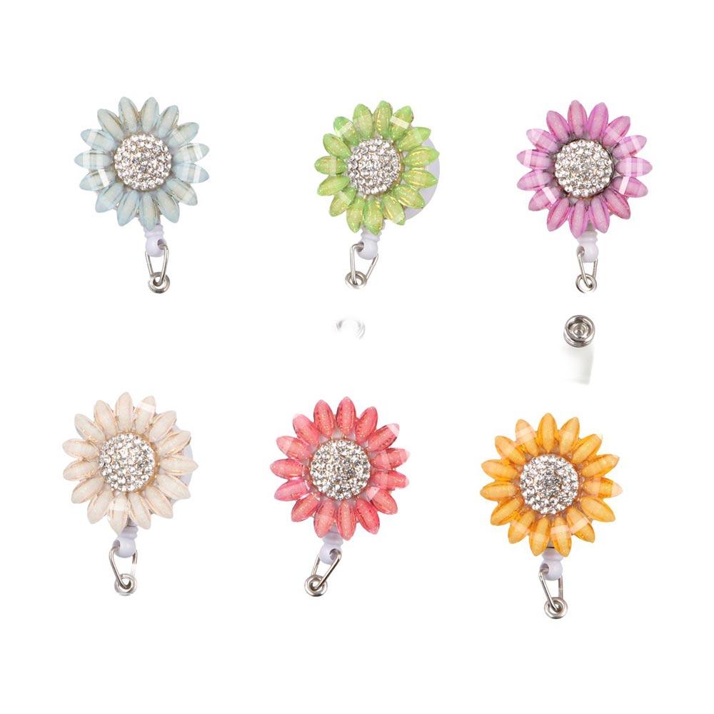 Easy Pull  ID Lanyard Retractable Badge Reel Badge Holder Badge Card Reels ID Card Clips