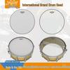 Allied Parts 14" REMO Sandblasted Swedish Drum Kit, Black and White Single Ply Resonance Drumhead