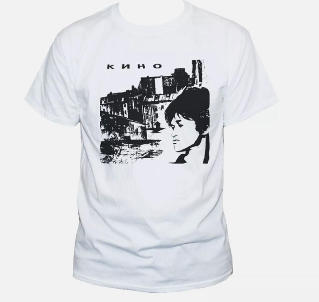 ZYXZ KINO T-shirt Viktor Tsoi Russian Punk New Wave BandMen Clothing Graphic T Shirts Cotton Four Seasons Daily Tees Short 82231