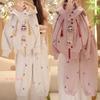 Girls' Stylish Korean Hoodie & Cartoon Casual Outfit Set for Spring/Autumn 2025