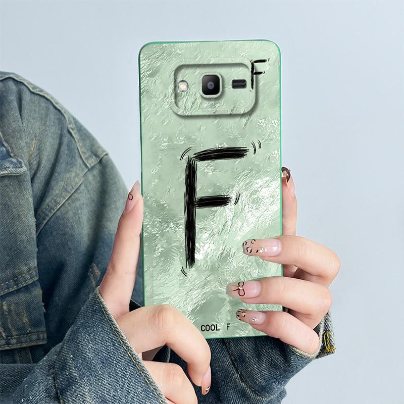 Funda For Samsung Galaxy J2 Prime G532 J2 ACE Grand Prime Plus G530 Soft Silicone Phone Case Protective Fashion Letter Cover