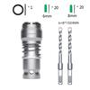 Electronic wrench to Electronic hammer square handle conversion head cement wall drilling hand drill joint impact drill tool