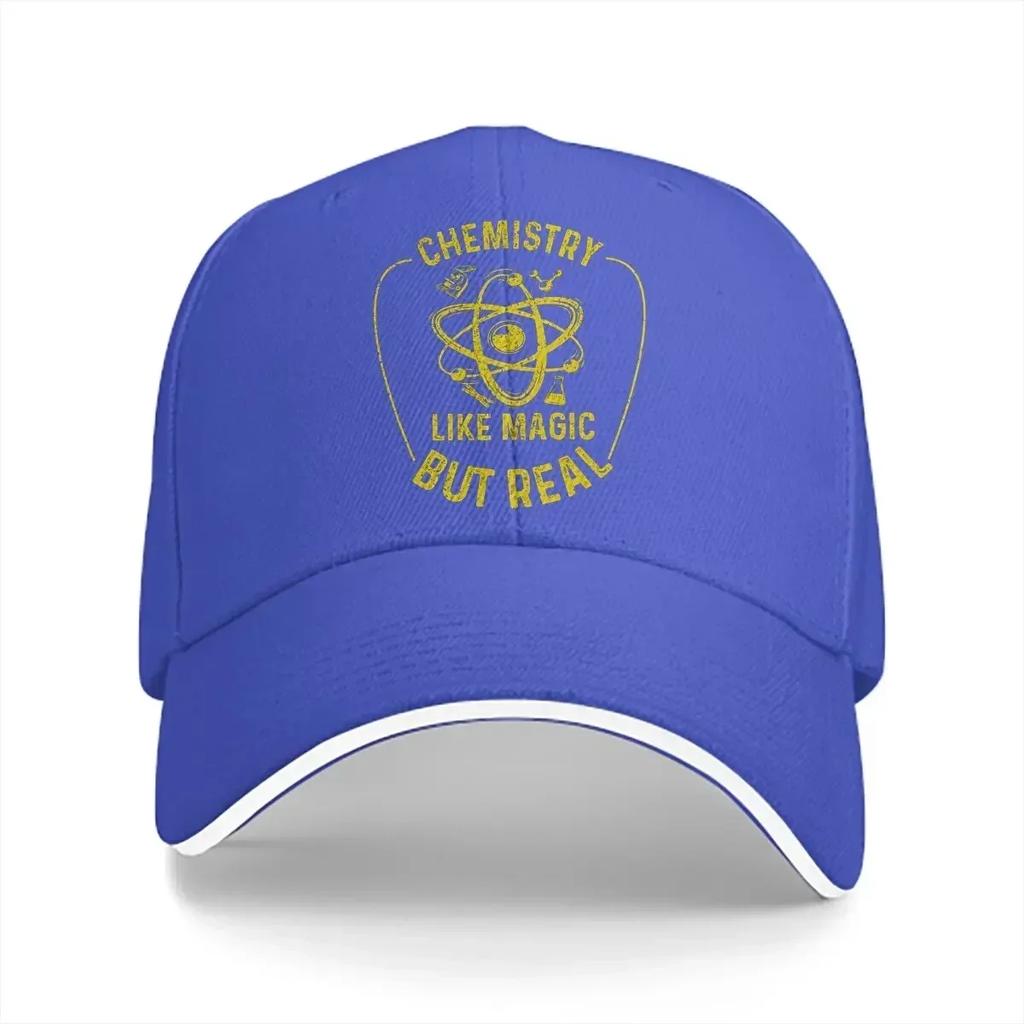 Chemistry Like Magic But Real Chemistry Student Gift Baseball Caps Peaked Cap Chemistry Sun Shade Hats for Unisex Women