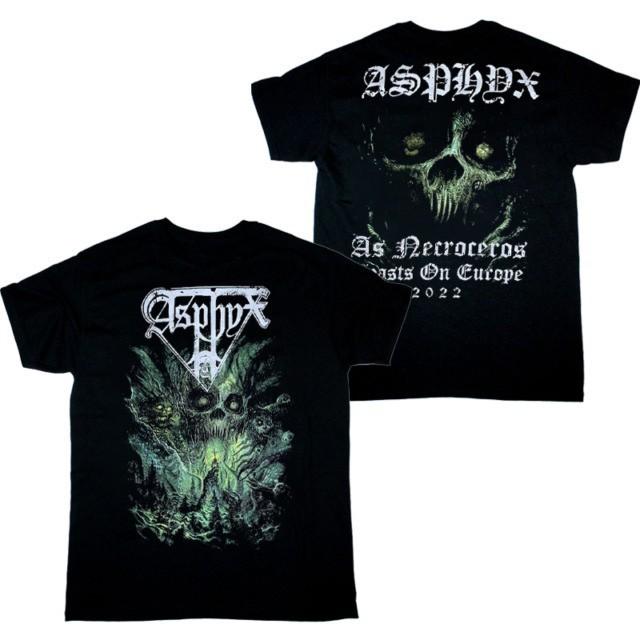 2 Seiten Europatour ASPHYX Band 2022 Shirt Klassisches Schwarz Unisex S5XL KY145 Unisex T-Shirt