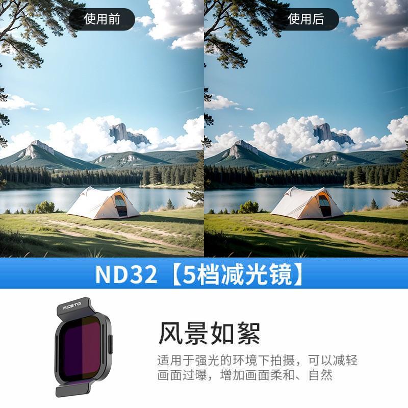 CPL Polarizing Filter ND8 ND16 ND32 ND64 UV Protection Lens DJI Flip Drone Camera Accessories