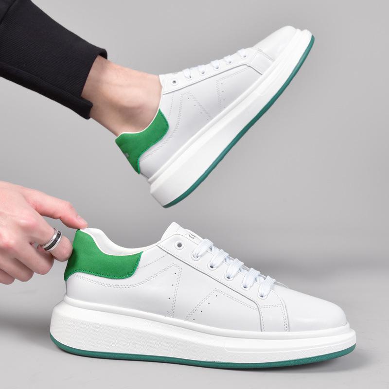 Invisible Height Increase 5CM Small White Shoes Couple Thick Baseplate Shoes Men's Casual Shoes Foreign Trade Large Size Sports Shoes Men