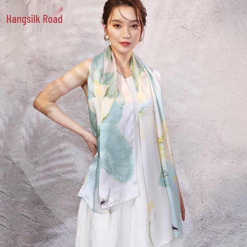 

Шарф из тутового шелка в китайском стиле Hangsilu