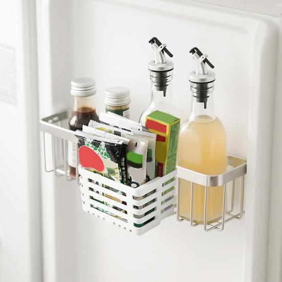 Storage Hanging Basket Retractable Design Adjustable Side Basket Ventilated Hollow Structure Vegetable Storage Container