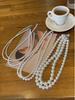High Luster White Pearl Glass Beads – DIY Imitation Pearl Necklace