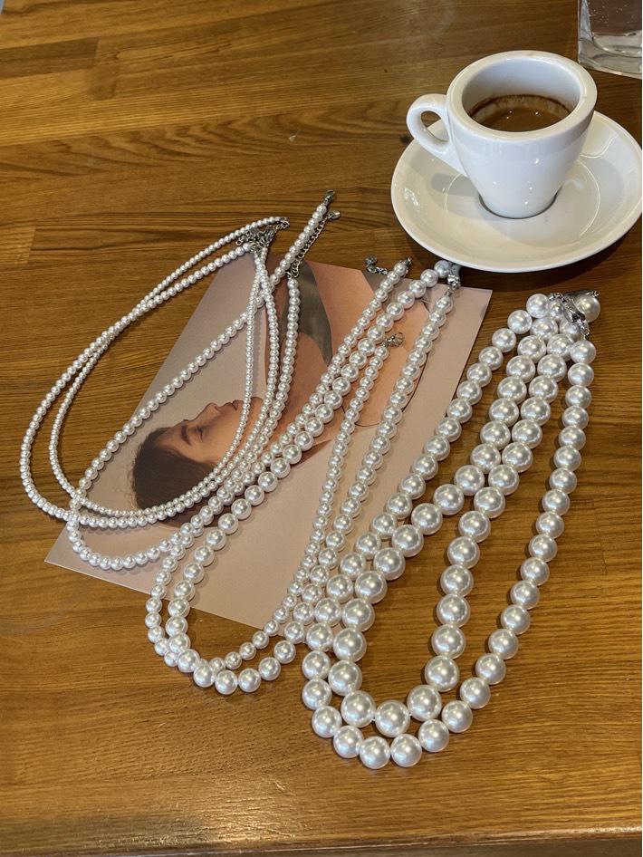 High Luster White Pearl Glass Beads – DIY Imitation Pearl Necklace