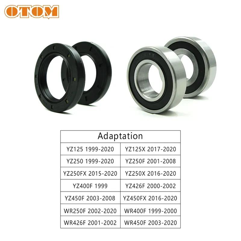 OTOM Motocross Rear Wheel Bearing Hub Oil Seal Kit For YZ125 YZ125X YZ250FX WR400F 426F 450F Motorcycle Wheel Bearing Kit